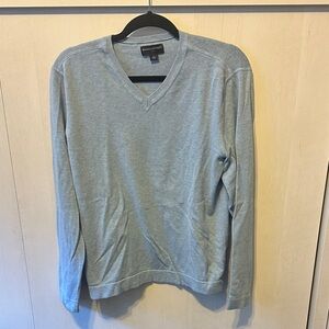Banana Republic Sky Blue V-Neck Sweater